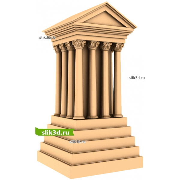 Античный Портик 3D Модель