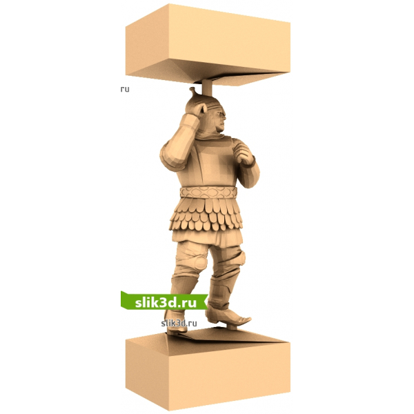 3D модель Поддержка Атлант для ЧПУ